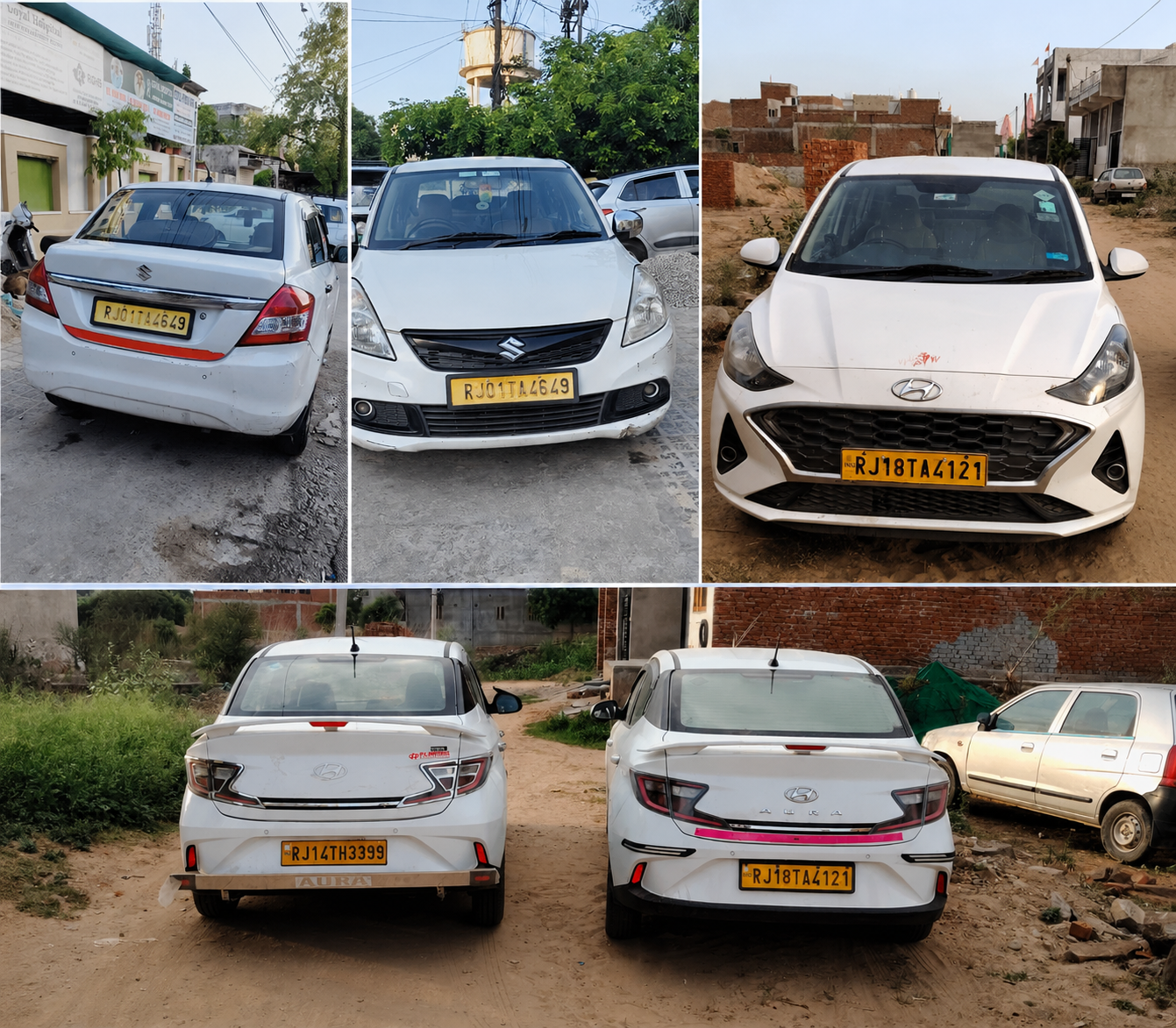 Maruti Suzuki Swift & Hyundai Aura